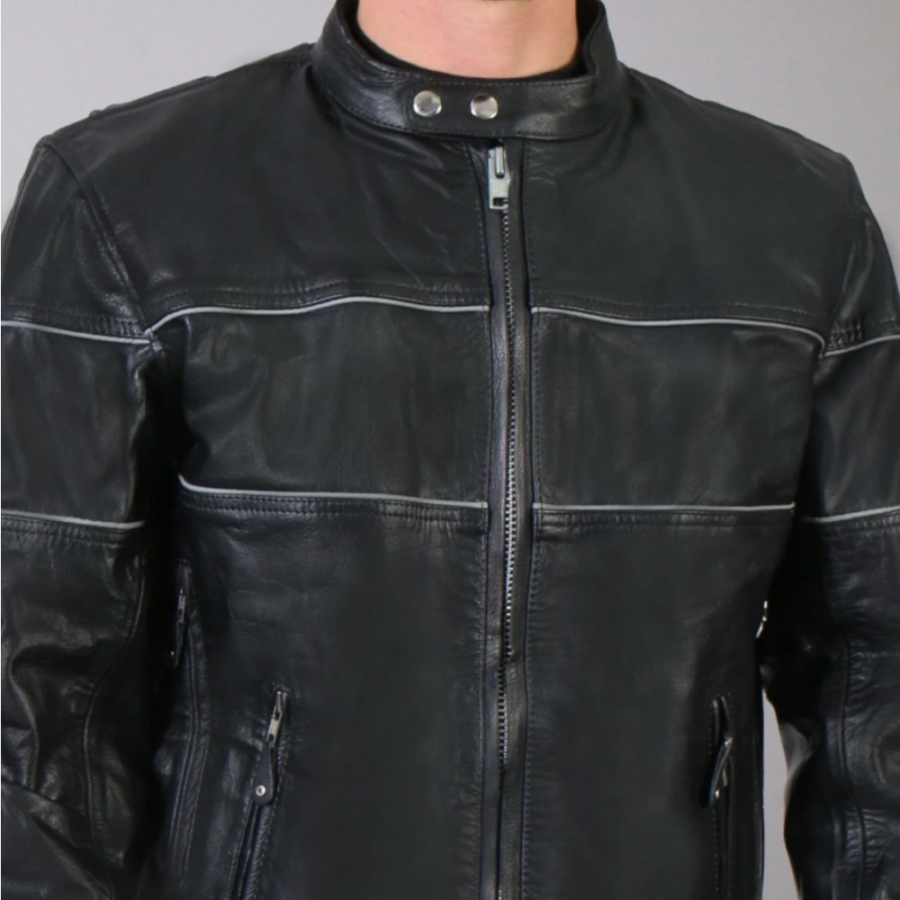 Street legal Performance Black LeatherJacket